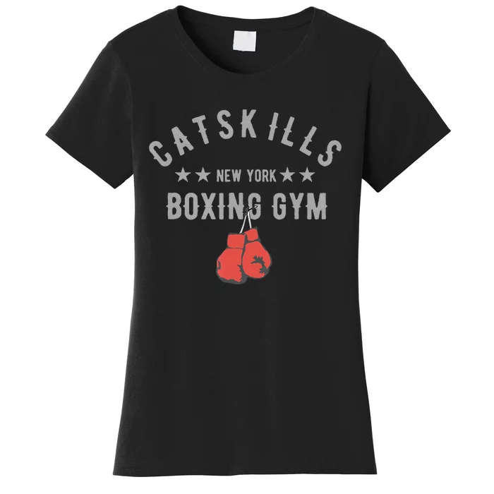 Vintage Catskills New York Boxing Gym Boxing Day Women's T-Shirt