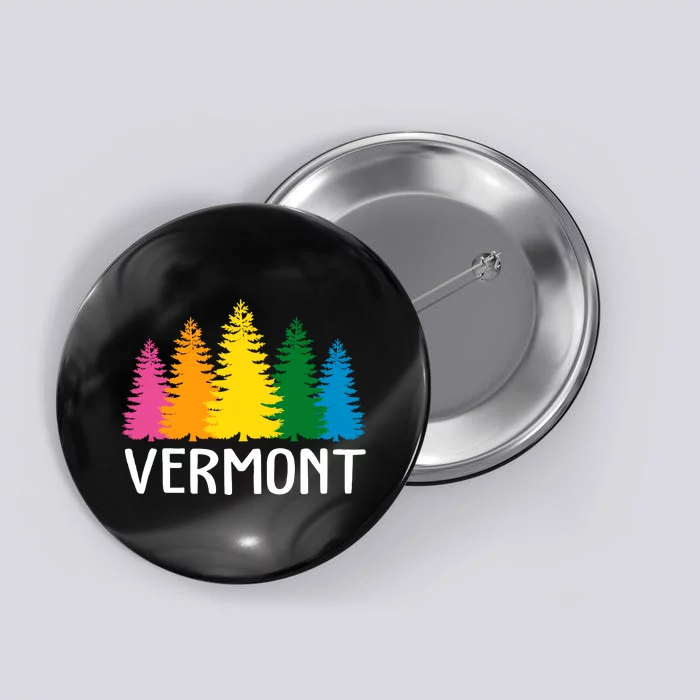 Vermont Colorful Nature Button