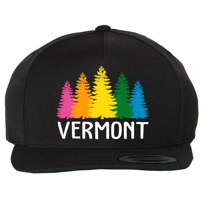 Vermont Colorful Nature Wool Snapback Cap