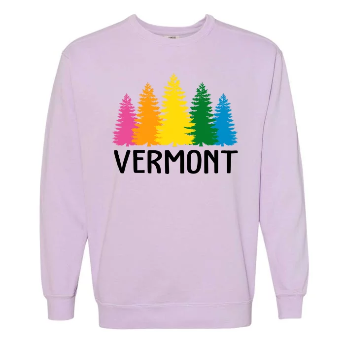 Vermont Colorful Nature Garment-Dyed Sweatshirt