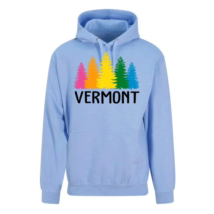 Vermont Colorful Nature Unisex Surf Hoodie