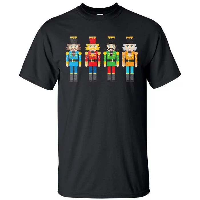 Vintage Christmas Nutcracker Figures Tall T-Shirt