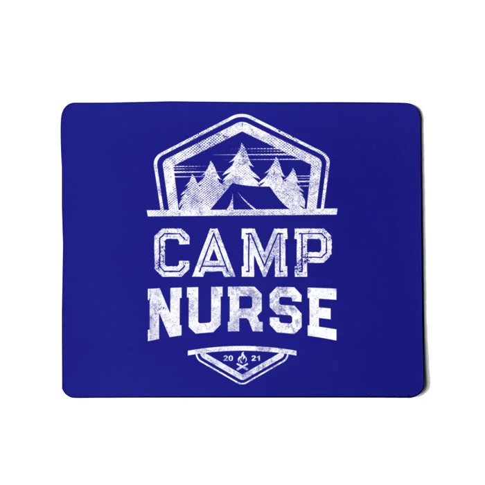 Vintage Camp Nurse Medical Staff Summer Campground Crew Gift Mousepad