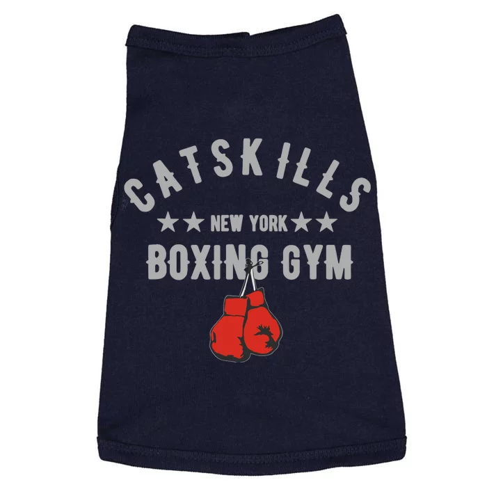 Vintage Catskills New York Boxing Gym Boxing Day Tees Doggie Tank