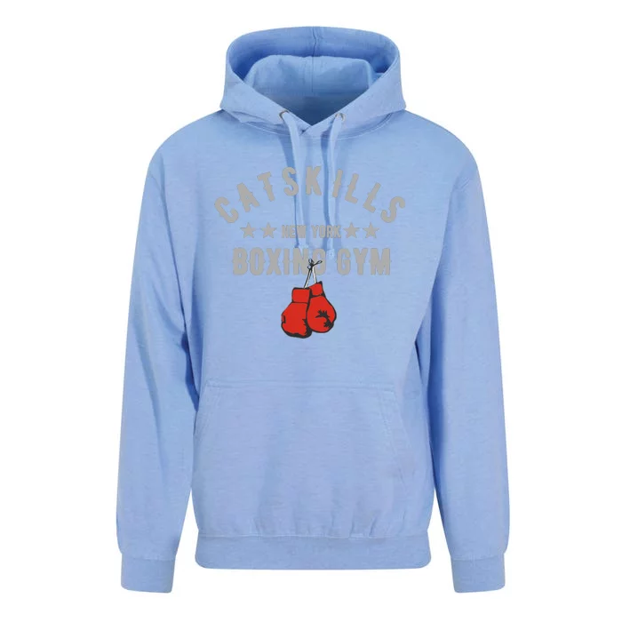 Vintage Catskills New York Boxing Gym Boxing Day Tees Unisex Surf Hoodie