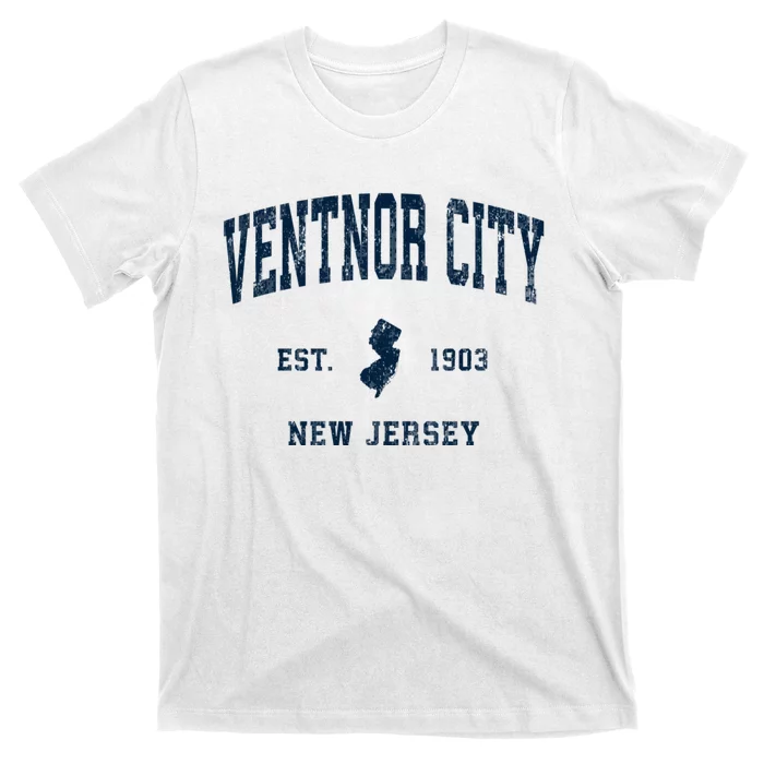 Ventnor City New Jersey Nj Vintage Athletic T-Shirt