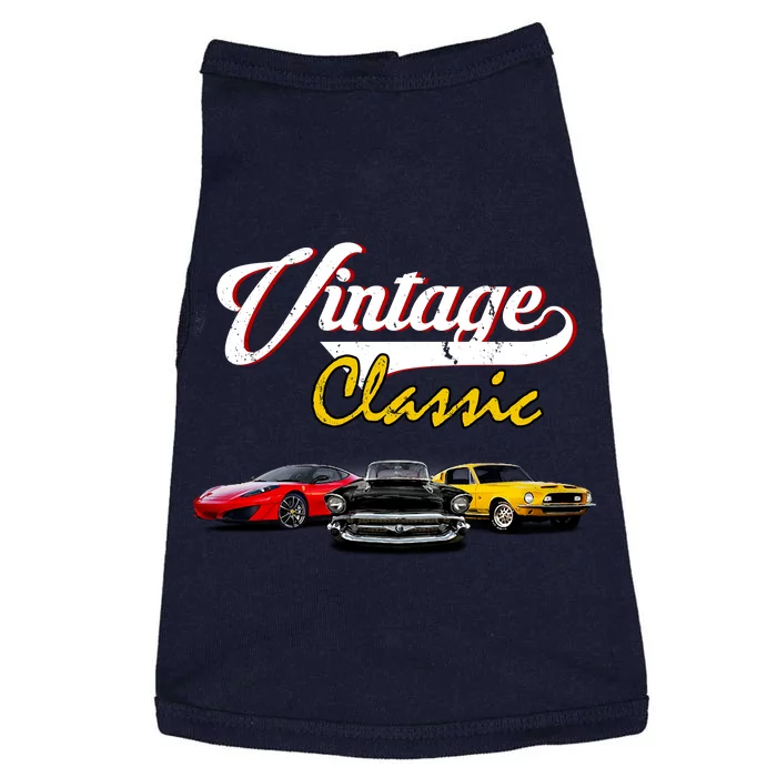 Vintage Classic Oldies Cars Doggie Tank