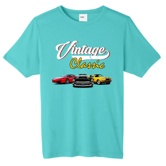 Vintage Classic Oldies Cars ChromaSoft Performance T-Shirt