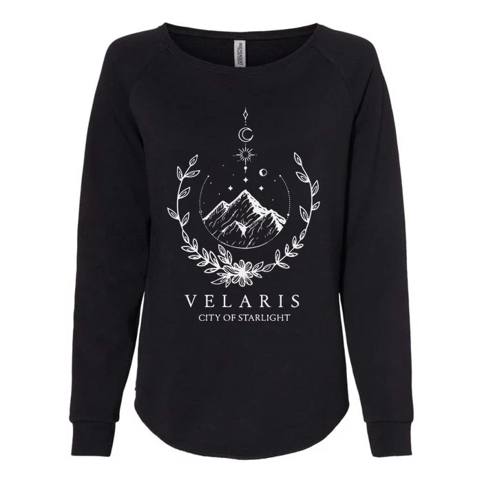 Velaris City Of Starlight Bookish Terrasen Womens California Wash Sweatshirt