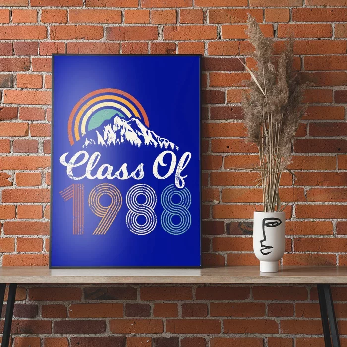 Vintage Class Of 1988 High School College Reunion Distressed Poster