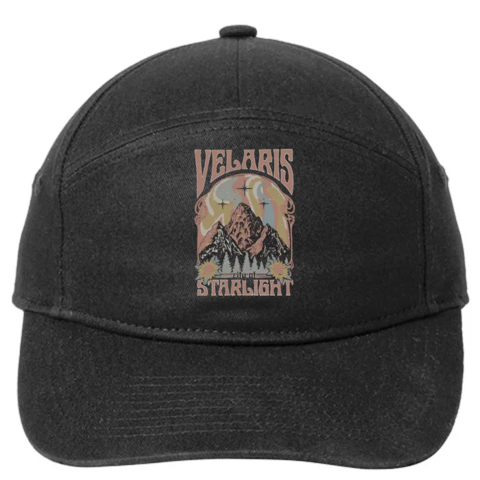 Velaris City Of Starlight ACOTAR Retro Velaris 7-Panel Snapback Hat