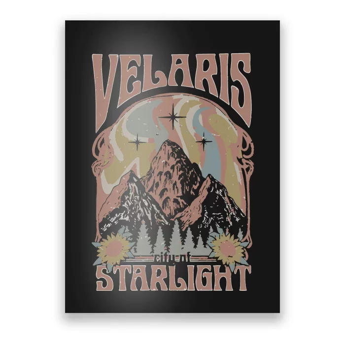 Velaris City Of Starlight ACOTAR Retro Velaris Poster