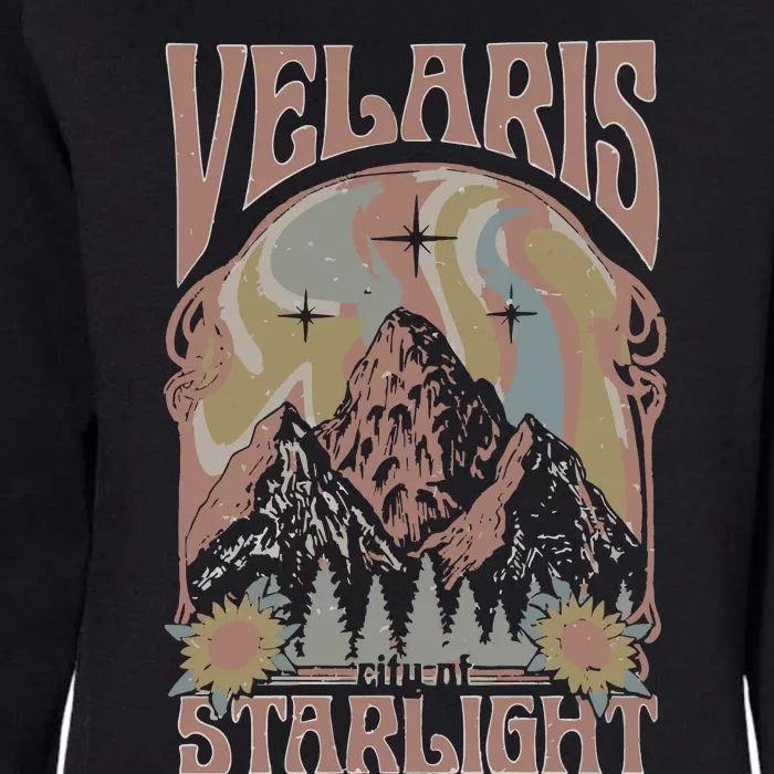 Velaris City Of Starlight ACOTAR Retro Velaris Womens California Wash Sweatshirt