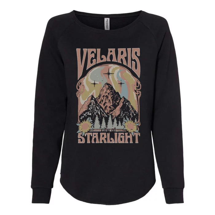 Velaris City Of Starlight ACOTAR Retro Velaris Womens California Wash Sweatshirt