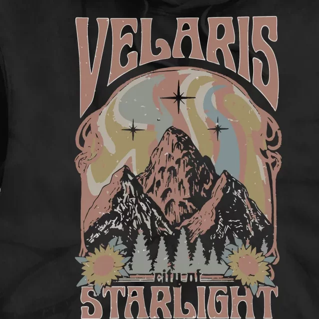 Velaris City Of Starlight ACOTAR Retro Velaris Tie Dye Hoodie