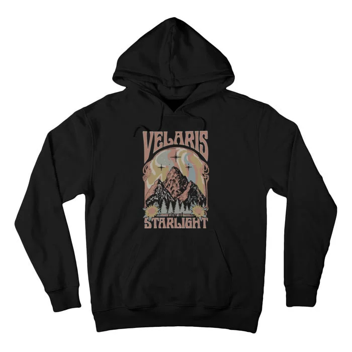 Velaris City Of Starlight ACOTAR Retro Velaris Tall Hoodie