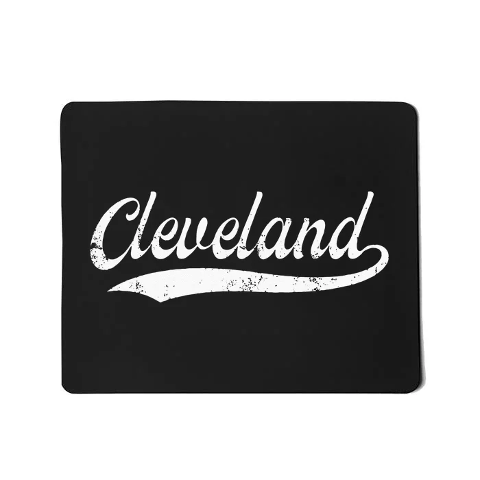 Vintage Cleveland Ohio Distressed OH Apparel Mousepad