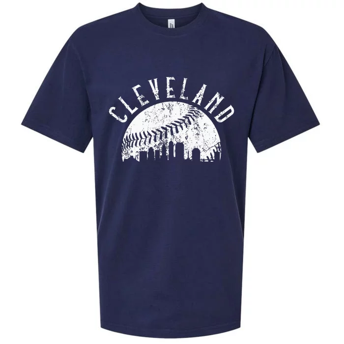 Vintage Cleveland Ohio Skyline Apparel Sueded Cloud Jersey T-Shirt