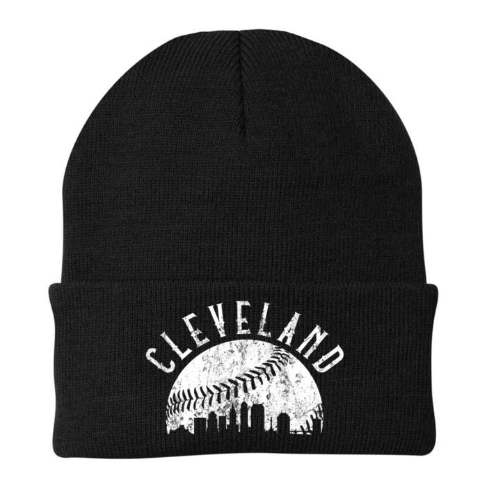 Vintage Cleveland Ohio Skyline Apparel Knit Cap Winter Beanie