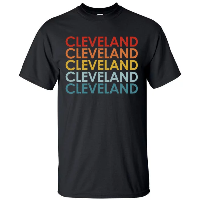 Vintage Cleveland Ohio Retro Travel Souvenir Tall T-Shirt