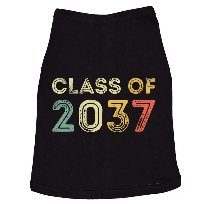 Vintage Class Of 2037 Graduation Senior 2037 Doggie Tank