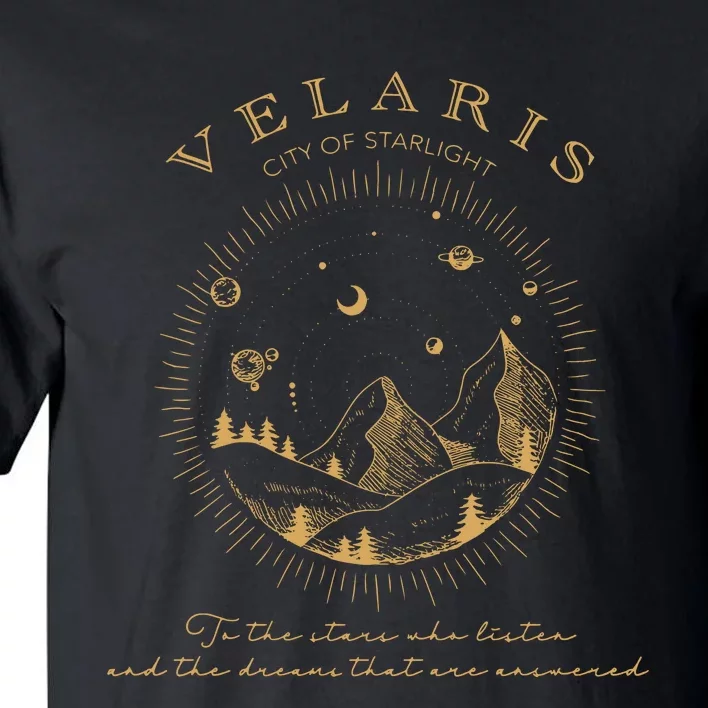 Velaris City Of Starlight The Night Court Tall T-Shirt