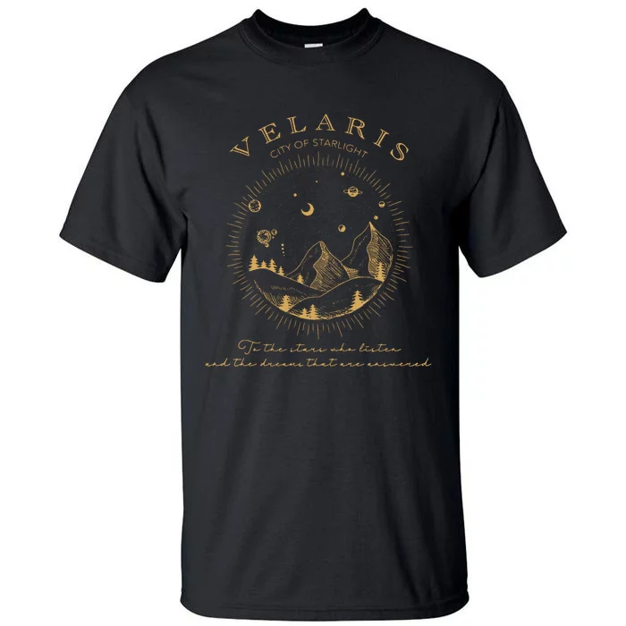 Velaris City Of Starlight The Night Court Tall T-Shirt