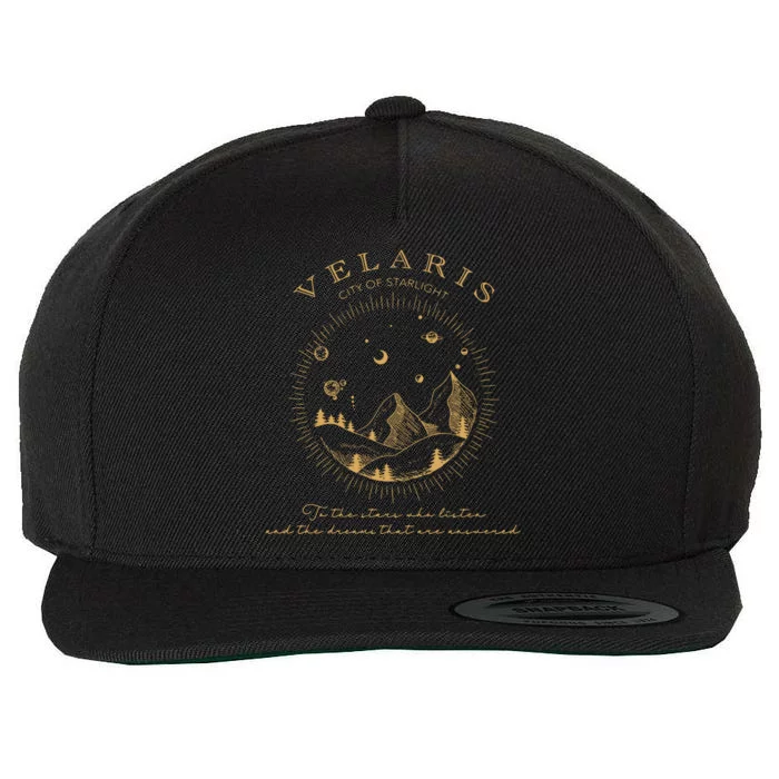 Velaris City Of Starlight The Night Court Wool Snapback Cap