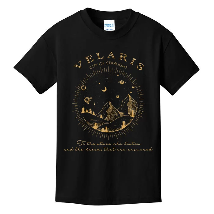 Velaris City Of Starlight The Night Court Kids T-Shirt