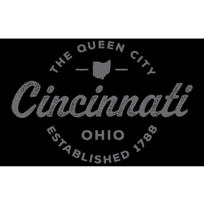 Vintage Cincinnati Ohio 1788 Retro Throwback Souvenir Bumper Sticker