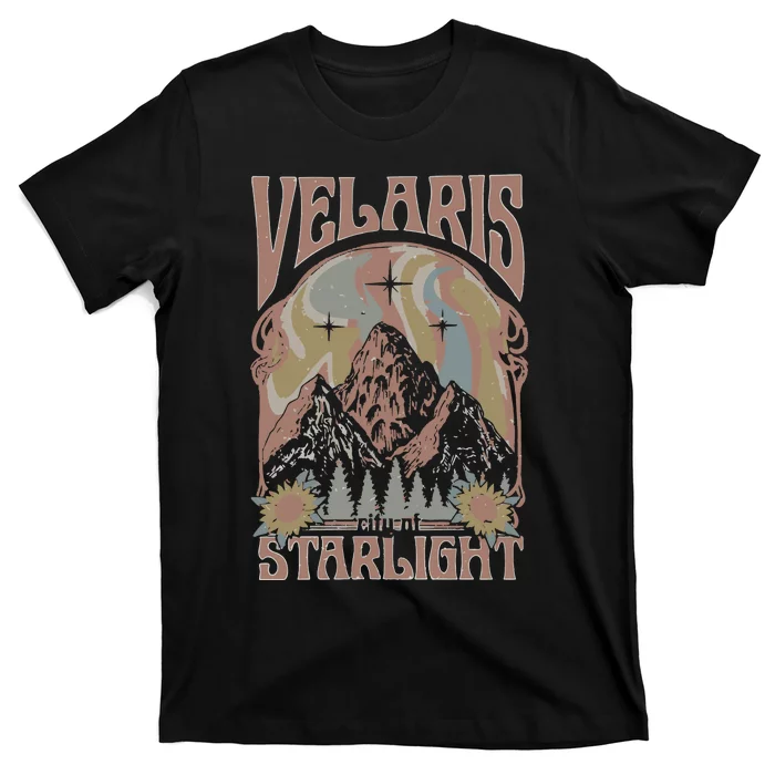 Velaris City Of Starlight Acotar Retro Velaris T-Shirt