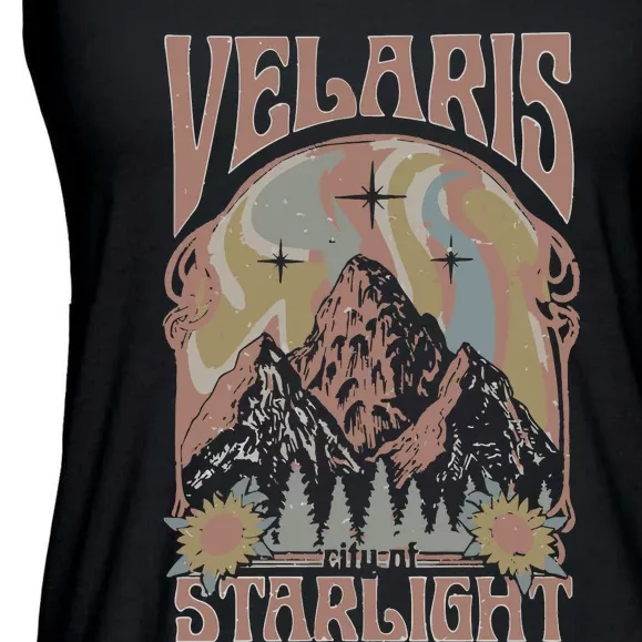 Velaris City Of Starlight Acotar Retro Velaris Ladies Essential Flowy Tank