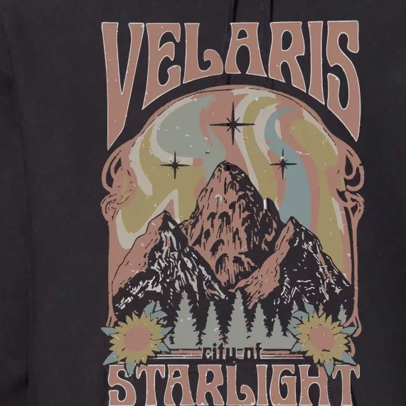 Velaris City Of Starlight Acotar Retro Velaris Premium Hoodie