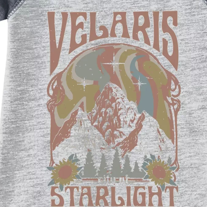 Velaris City Of Starlight Acotar Retro Velaris Infant Baby Jersey Bodysuit