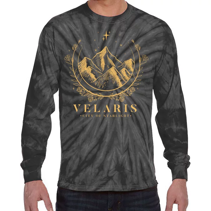 Velaris City Of Starlight Tie-Dye Long Sleeve Shirt