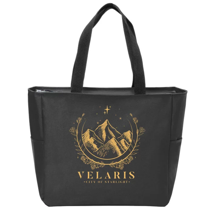 Velaris City Of Starlight Zip Tote Bag