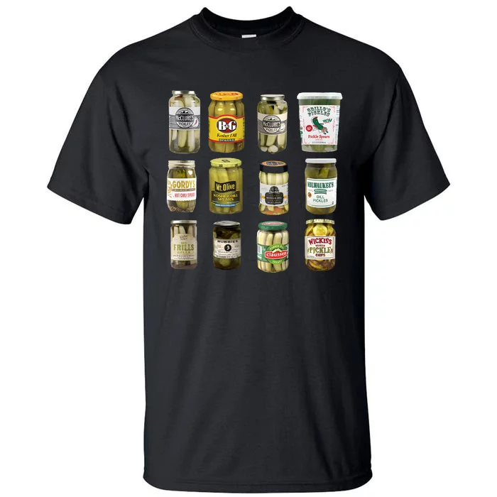 Vintage Canned Pickles Canning Season Pickle Jar Tall T-Shirt