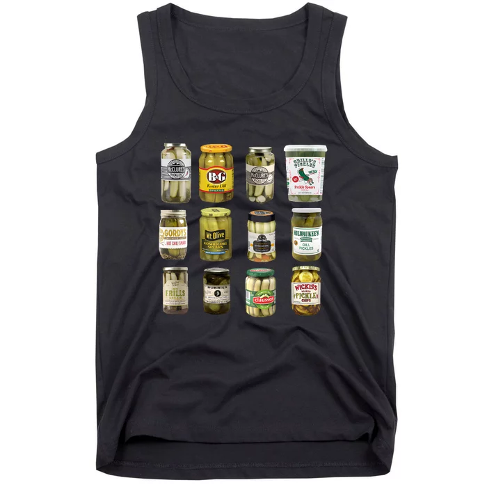 Vintage Canned Pickles Canning Season Pickle Jar Tank Top