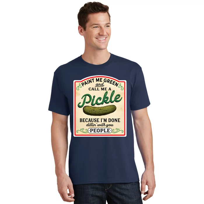 Vintage Canned Pickles Canning Season Pickle Jar T-Shirt