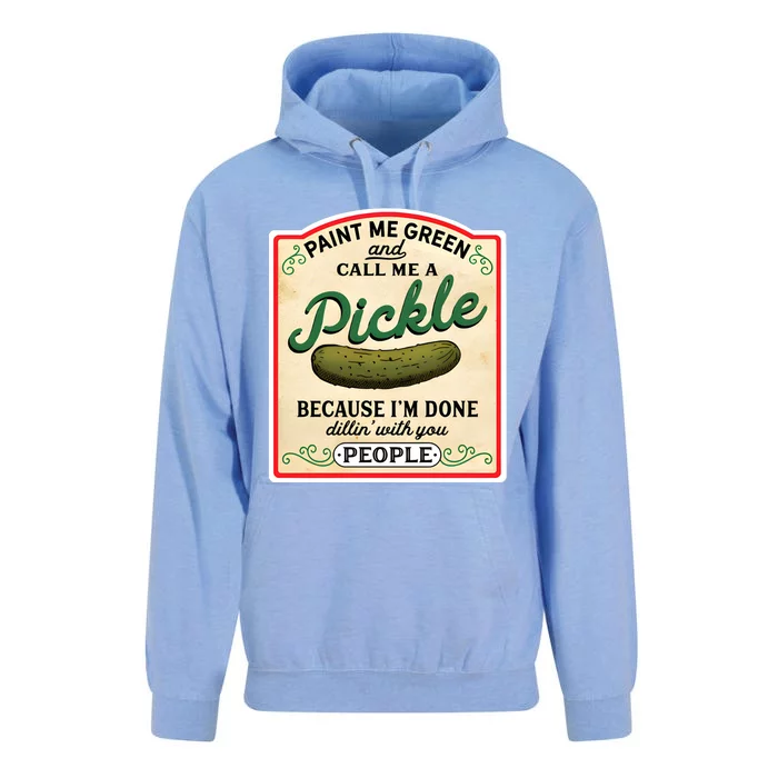 Vintage Canned Pickles Canning Season Pickle Jar Unisex Surf Hoodie