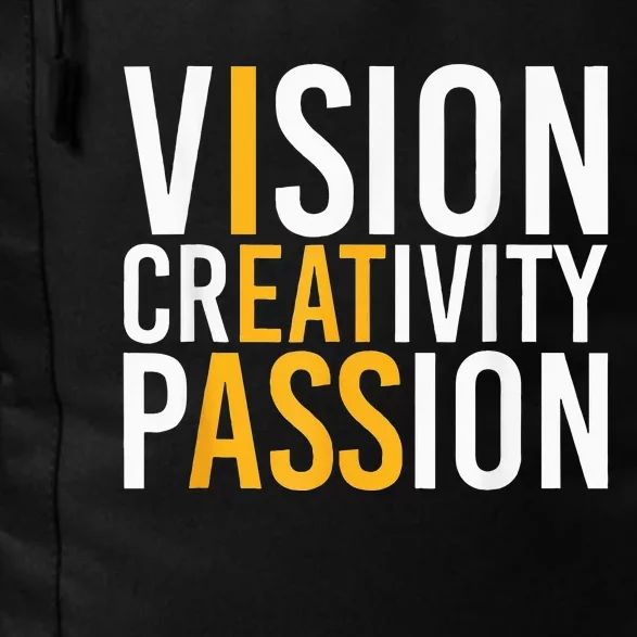 Vision Creativity Passion Daily Commute Backpack