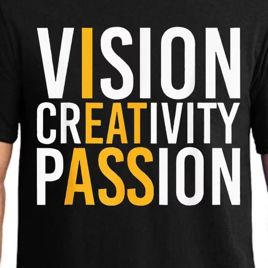 Vision Creativity Passion Pajama Set