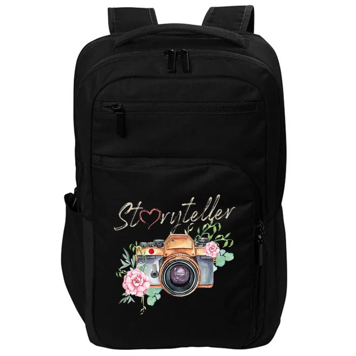 Vintage Camera Photography Lover Photographer Impact Tech Backpack