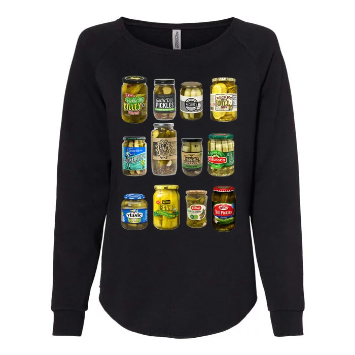 Vintage Canned Pickles Pickle Lovers Homemade Pickles Womens California Wash Sweatshirt