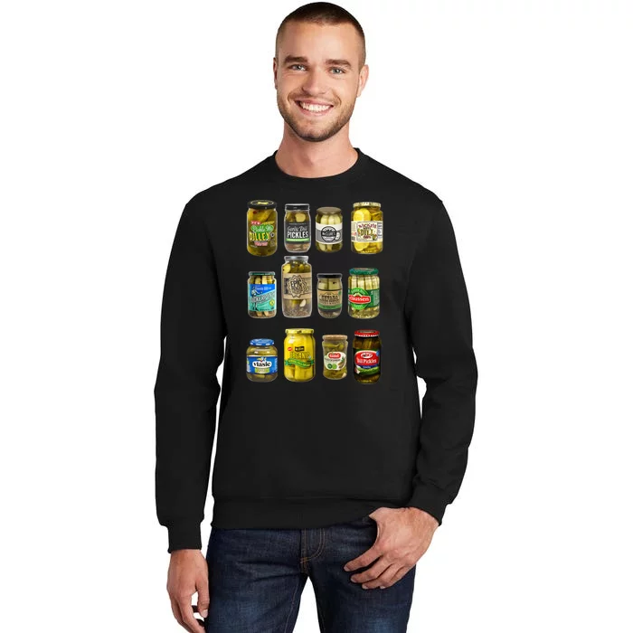 Vintage Canned Pickles Pickle Lovers Homemade Pickles Tall Sweatshirt