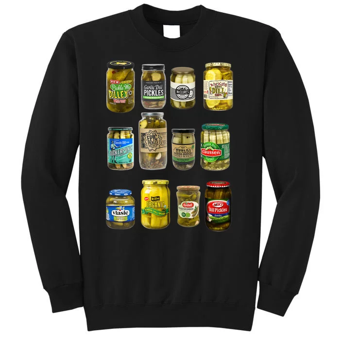 Vintage Canned Pickles Pickle Lovers Homemade Pickles Tall Sweatshirt