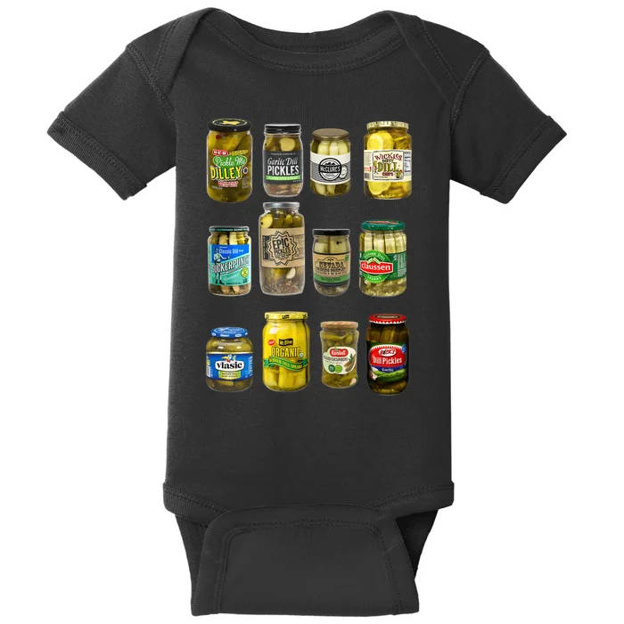 Vintage Canned Pickles Pickle Lovers Homemade Pickles Baby Bodysuit