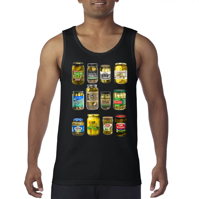 Vintage Canned Pickles Pickle Lovers Homemade Pickles Tank Top