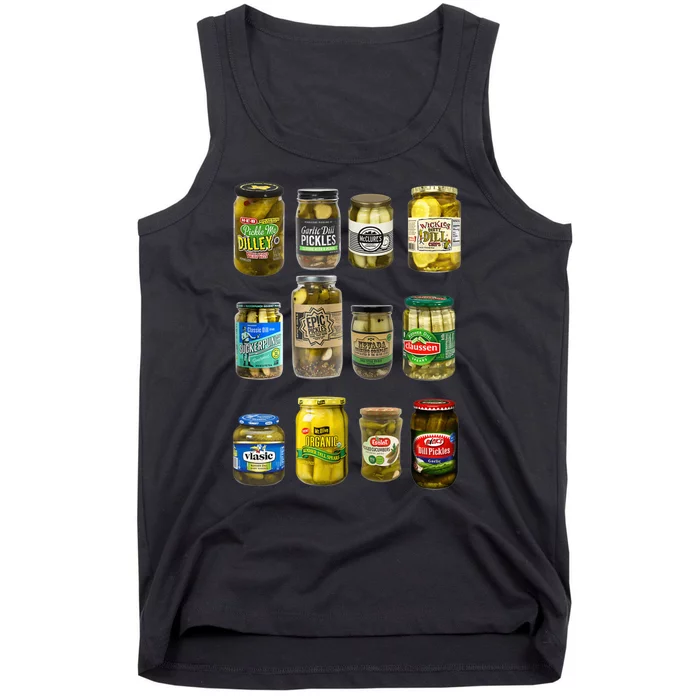 Vintage Canned Pickles Pickle Lovers Homemade Pickles Tank Top