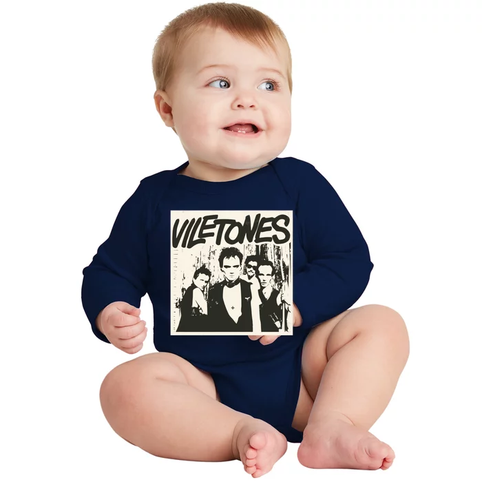 Viletones Canadian Punk Baby Long Sleeve Bodysuit